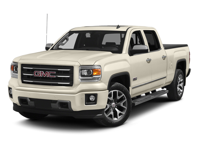 2014 GMC Sierra 1500 SLT in Summit White — front three-quarter view